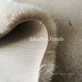 Light Brown Mink Fake Fur Fabric